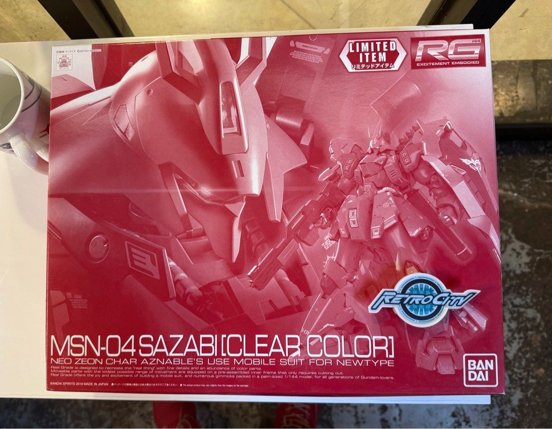 RG MSN-04 Sazabi Clear Color